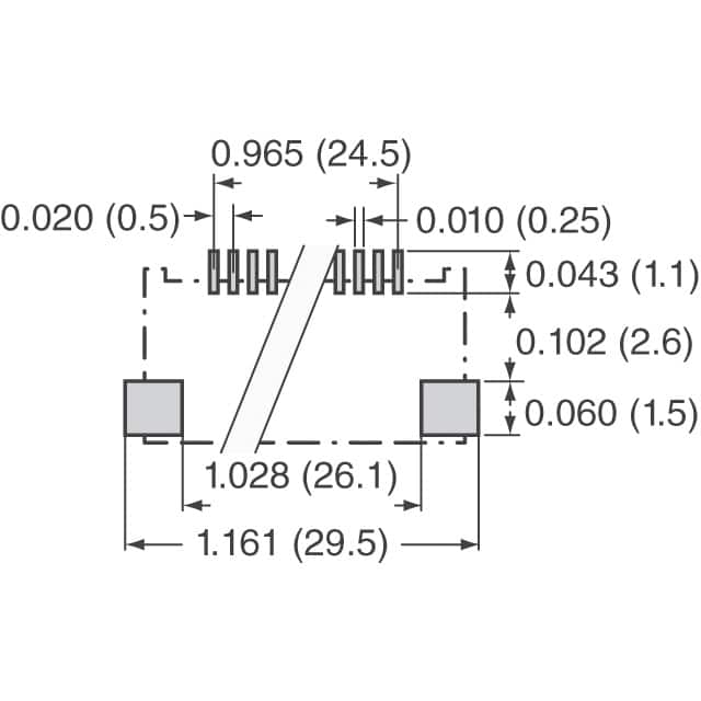 XF2M-5015-1A Omron Electronics Inc-EMC Div  Ensembles de connecteurs FFC FPC (Flat Flexible)
